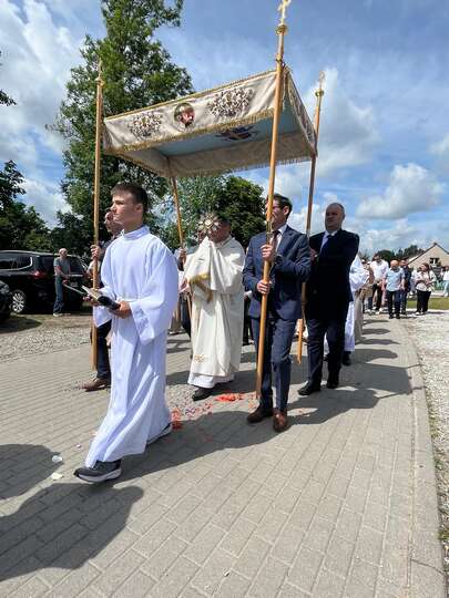 Uroczystość Bożego Ciała w Mądrzechowie