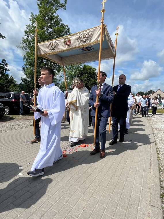 Uroczystość Bożego Ciała w Mądrzechowie